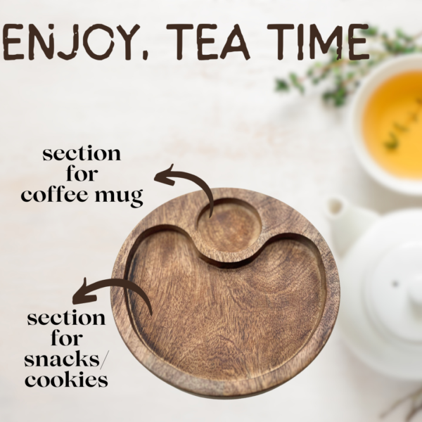 Wooden Tea Platter - Image 2