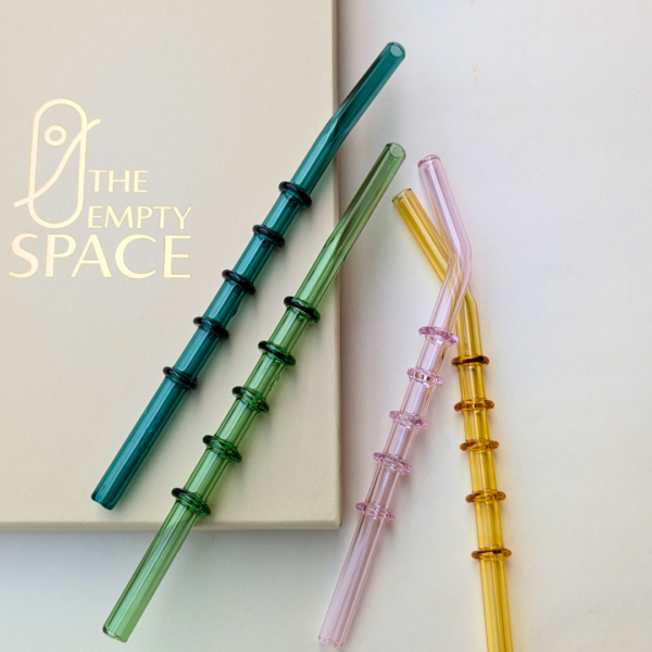 Borosilicate glass straws