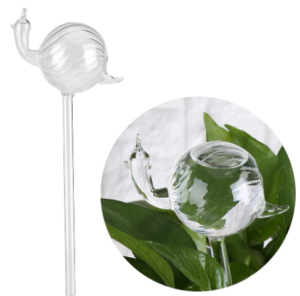 The Empty Space Self Watering Globe for Plants | Clear Glass Watering Bulb | Automatic Plant Waterer for Indoor & Outdoor Pots | Home Garden Accessory | Gift for Plant Lover