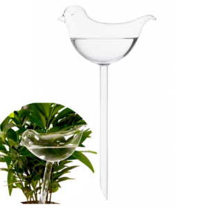 The Empty Space Bird-Shaped Self Watering Globe for Plants | Clear Glass Watering Bulb | Automatic Plant Waterer for Indoor & Outdoor Pots | Home Garden Accessory | Gift for Plant Lover
