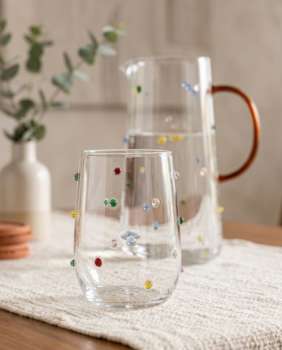 Confetti Glass Jug Set - Image 4